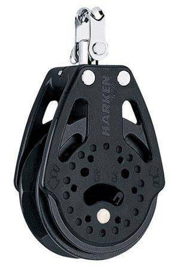 Harken Carbo 57mm ratelblok met swiffel