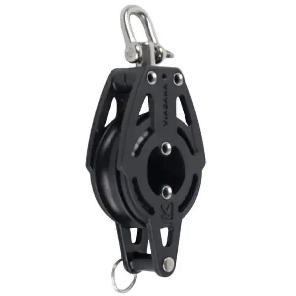 Viadana Carbo 57mm enkel Blok met Hondsvot