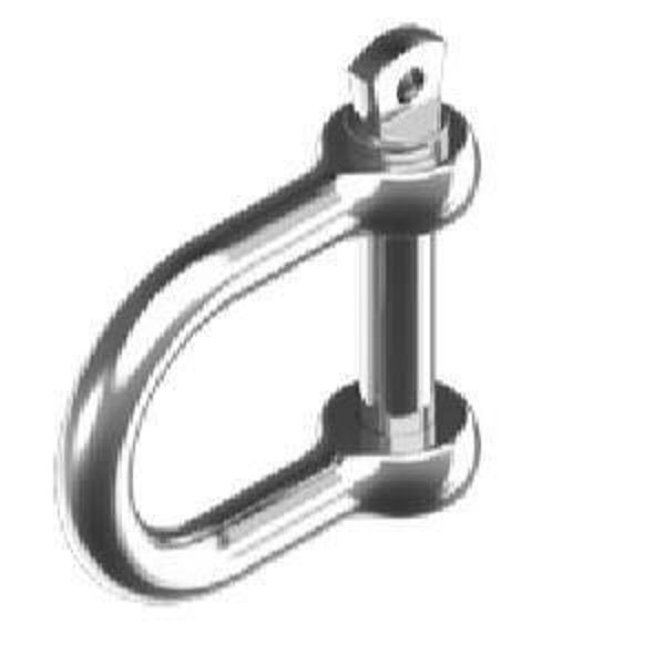 D-sluiting breed RVS 5 mm