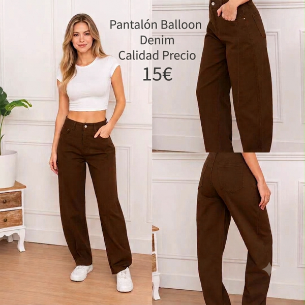 Pentalon dening efecto balón reductor menos 5kilos calidad con elastico