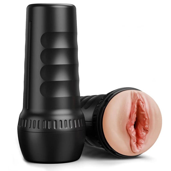 Sextoy Masturbateur Masculin Manuel 19,8 cm – TPE & ABS Noir et Chair 1825