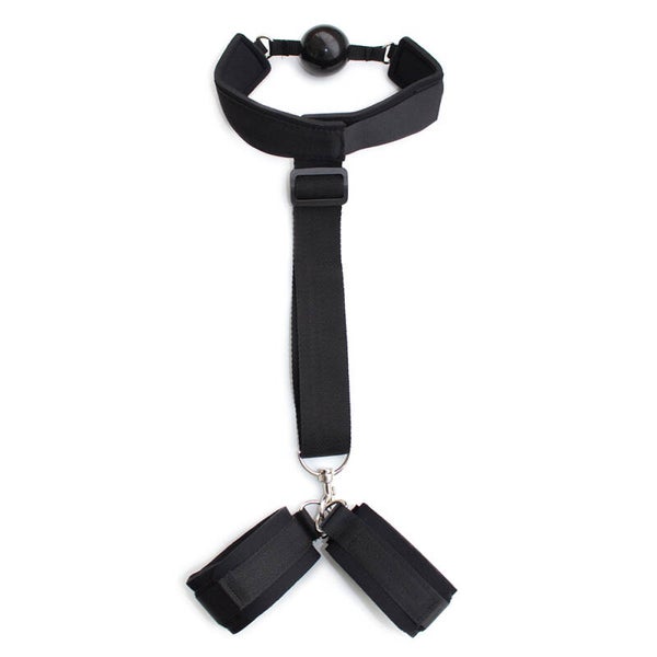 Bâillon à Balle avec Attache Poignets Réglable 252400109