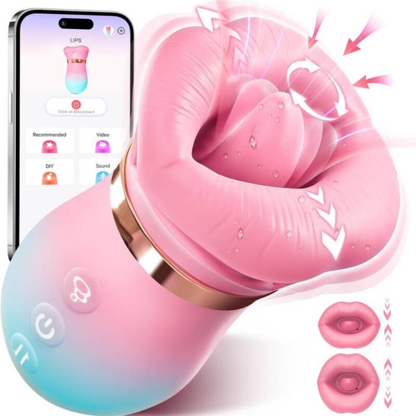 Sextoy Vibrateur oral rotation, succion, langue IW-119