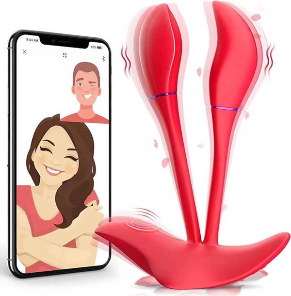 Vibromasseur à double pointe – 9 modes de vibration JC011