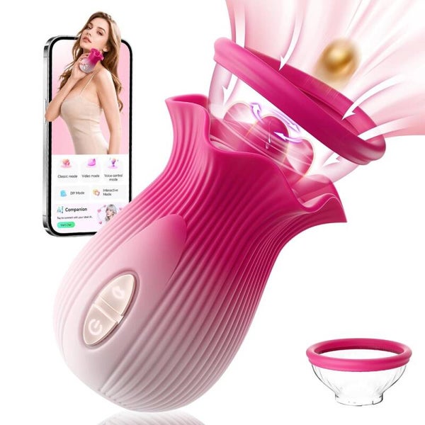 Stimulateur d’aspiration connecté Magenta & Rose SZX-TH018