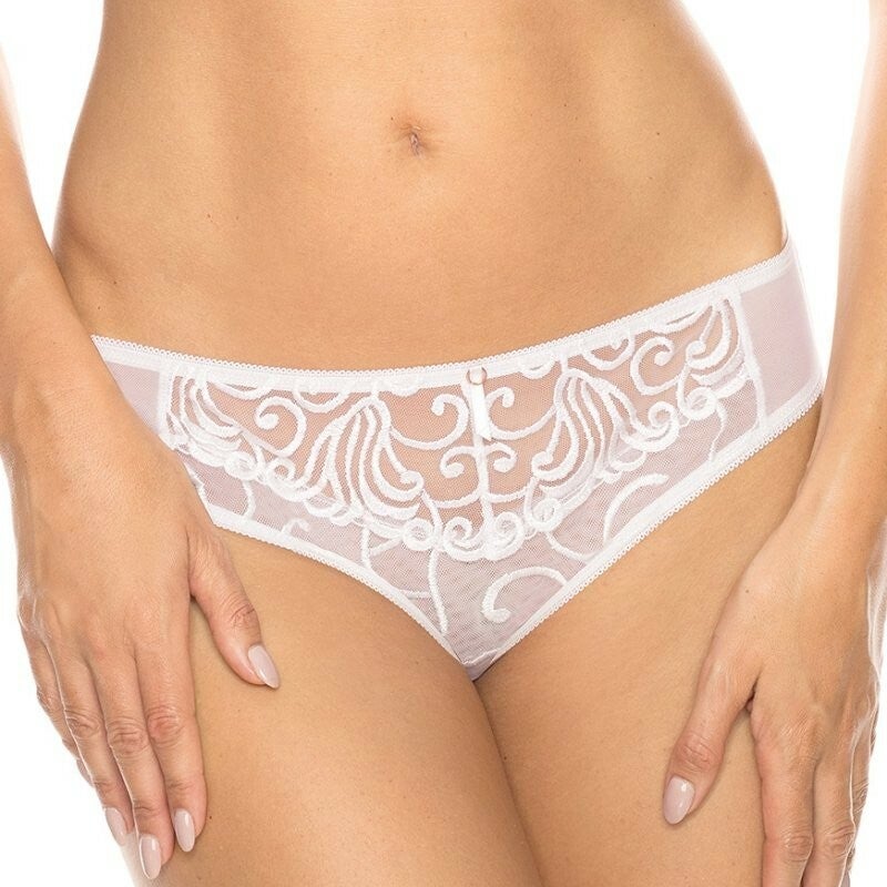 Slip Gorteks Fiore blanc