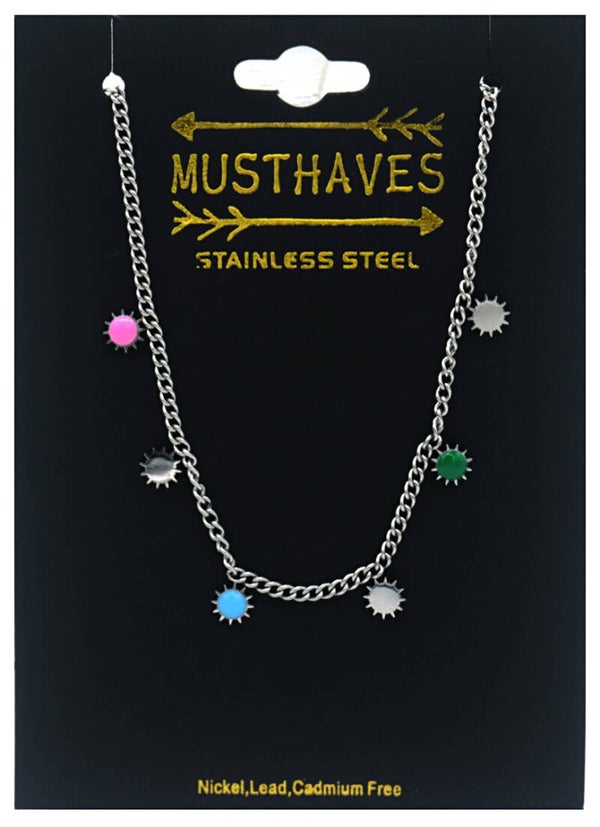 Armband zonnetjes van RVS