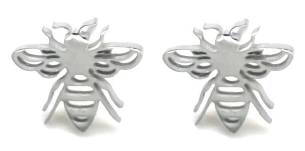 Oorbellen bij van RVS