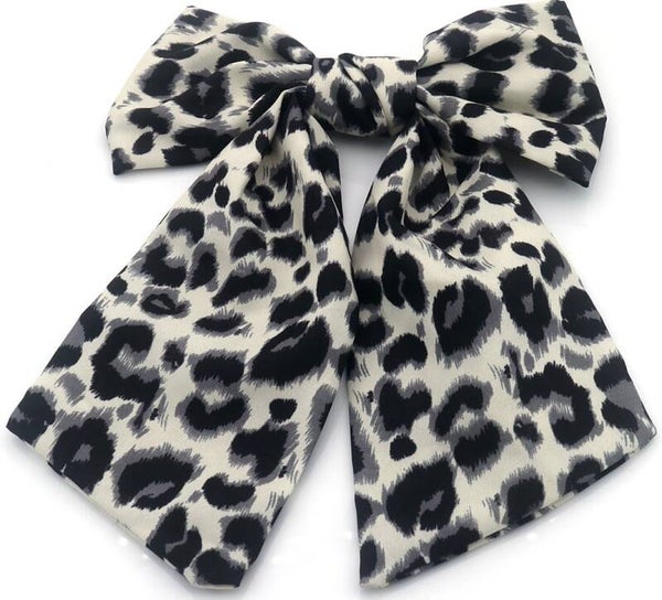 Haarstrik panter grijs