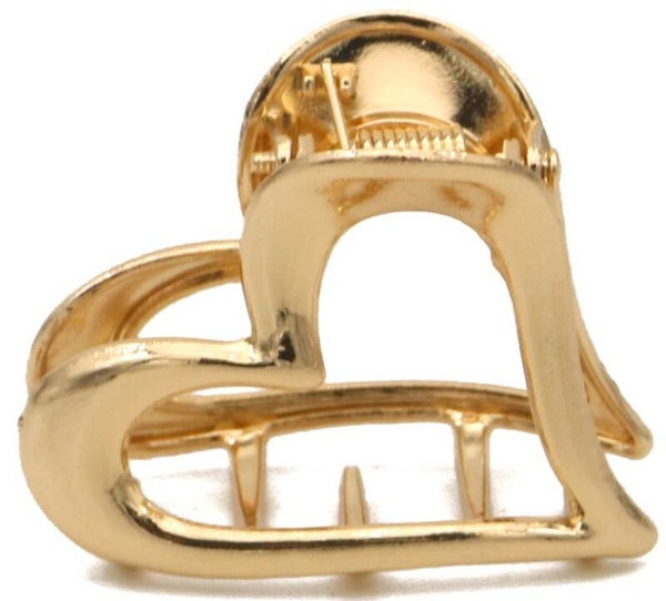 Haarklem hart klein goud