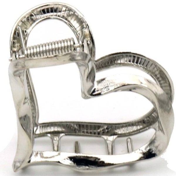 Haarklem hart zilver
