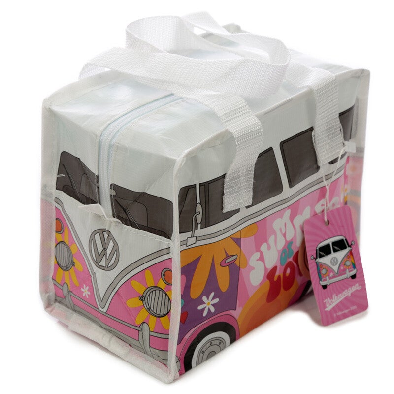 Lunchtas Volkswagen busje roze