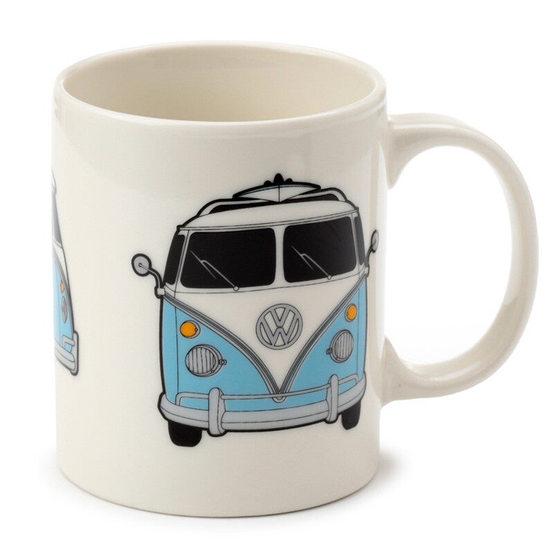 Porseleinen mok Volkswagen blauw
