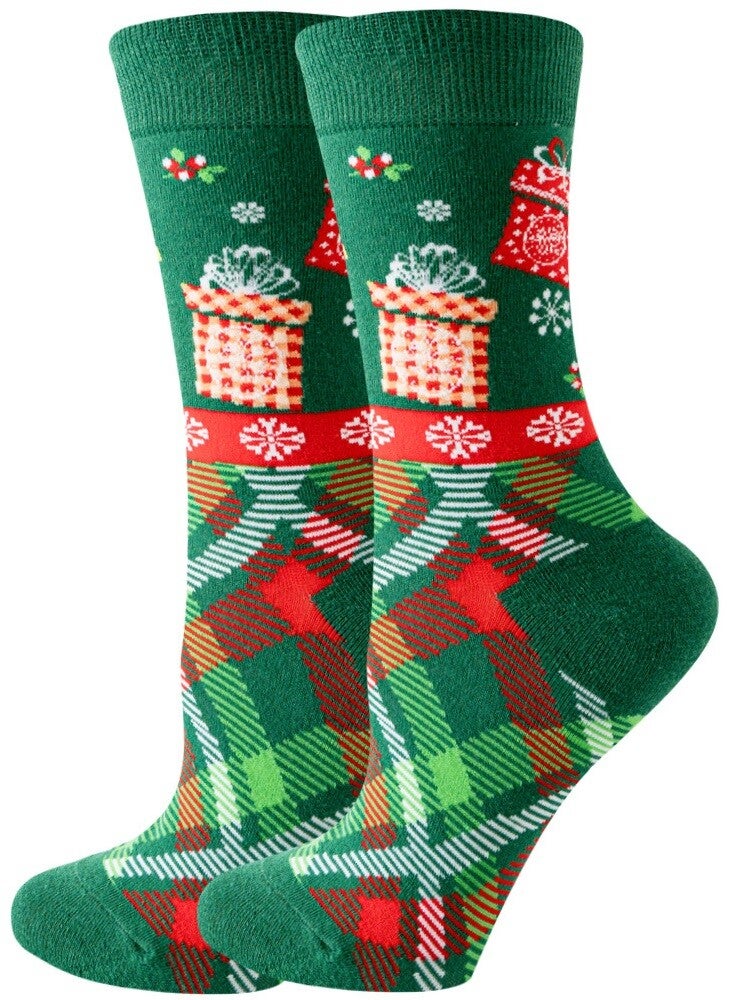Sokken kerst groen
