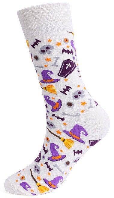 Sokken halloween heks