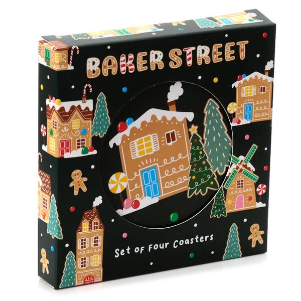 Onderzetters kerst Baker Street