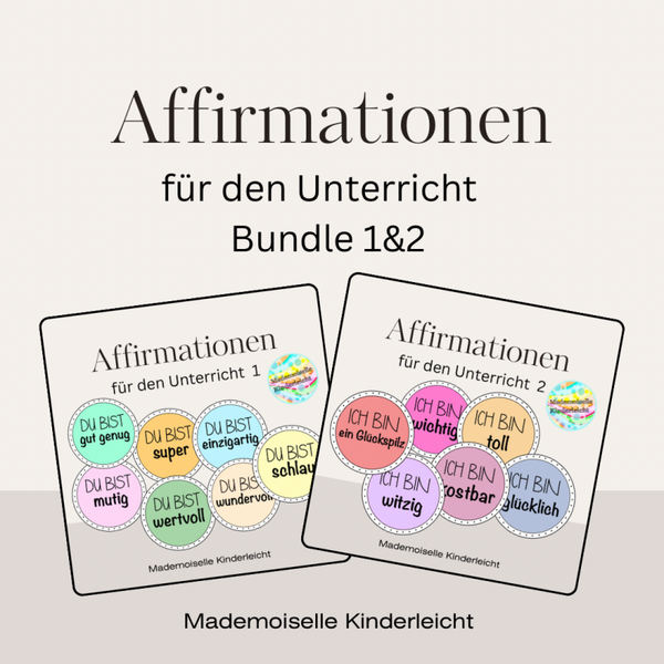 Bundle: Affirmationen für den Unterricht