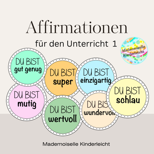 Affirmationen für den Unterricht 1