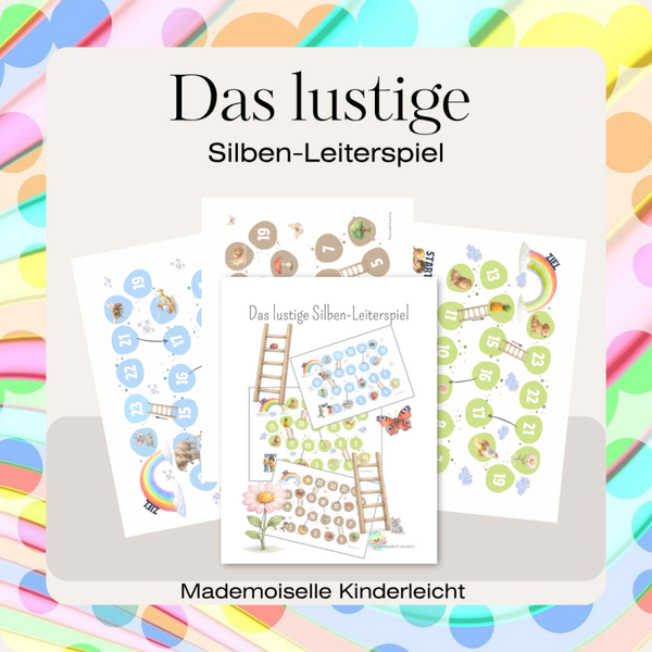 Das lustige Silben-Leiterspiel