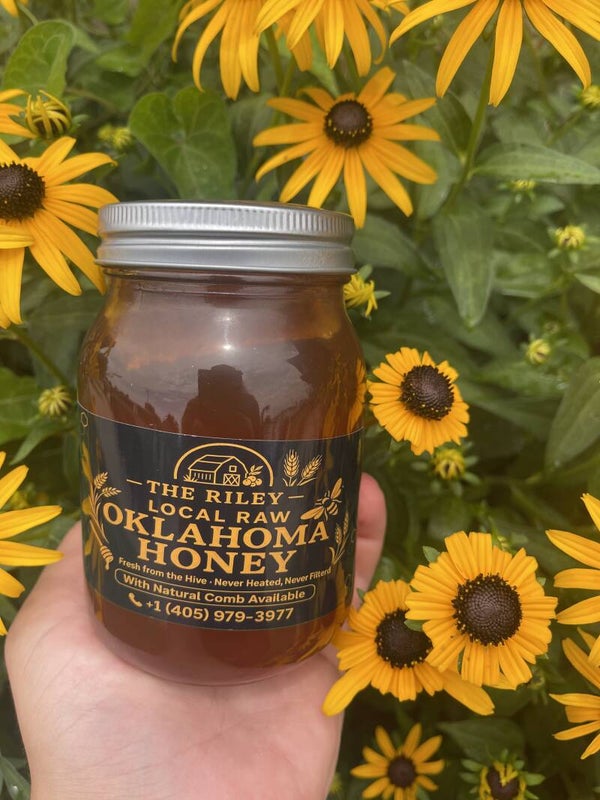 17 oz. Jar of Raw Honey With Comb