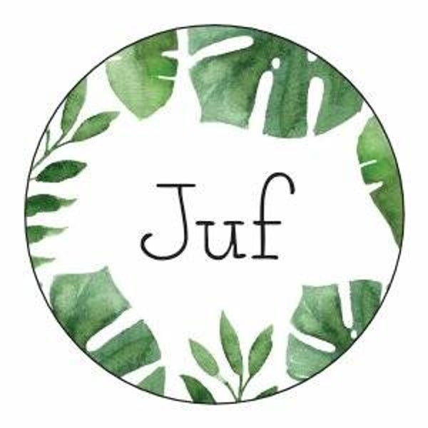 Juf | Sticker | SluitZegel