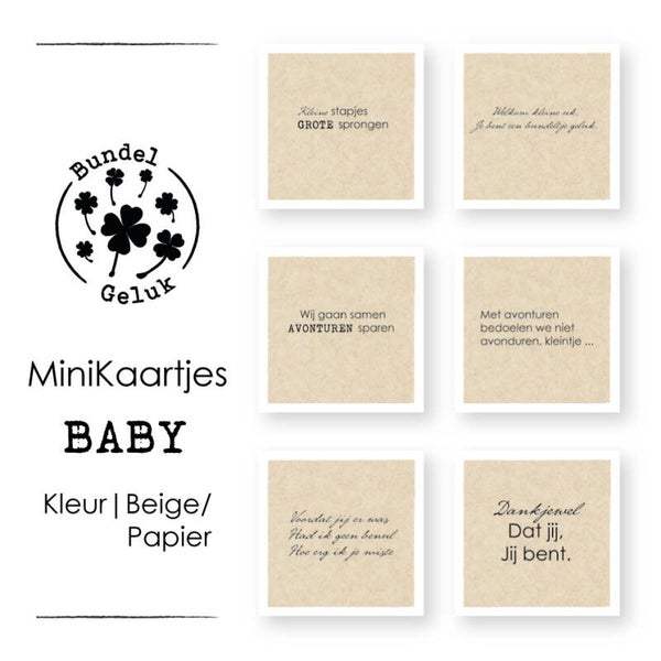 MiniKaartjes | Baby
