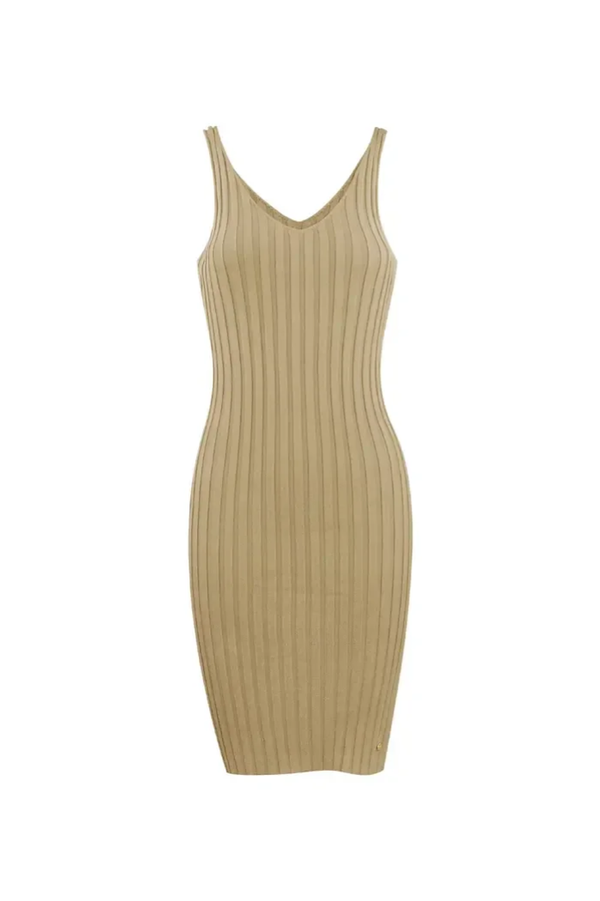 Knitted jurkje | Taupe
