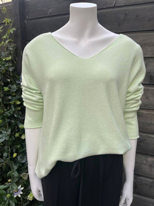 VED-Basic trui | appelgroen