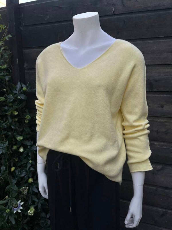 VED-basic trui | zacht geel