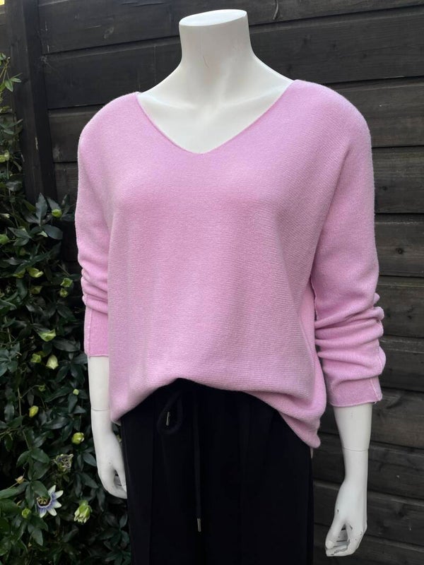 VED-basic trui | licht roze