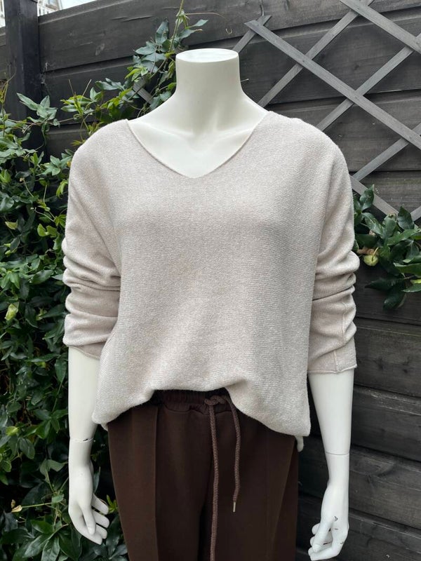 VED-basic trui | zand