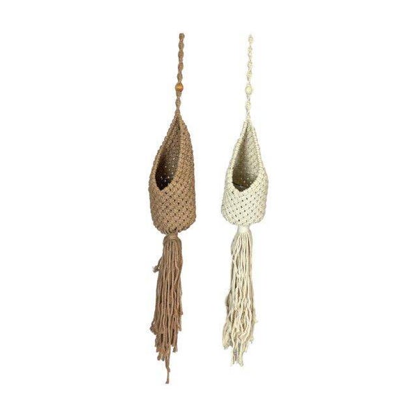 Macramé hanger creme of taupe