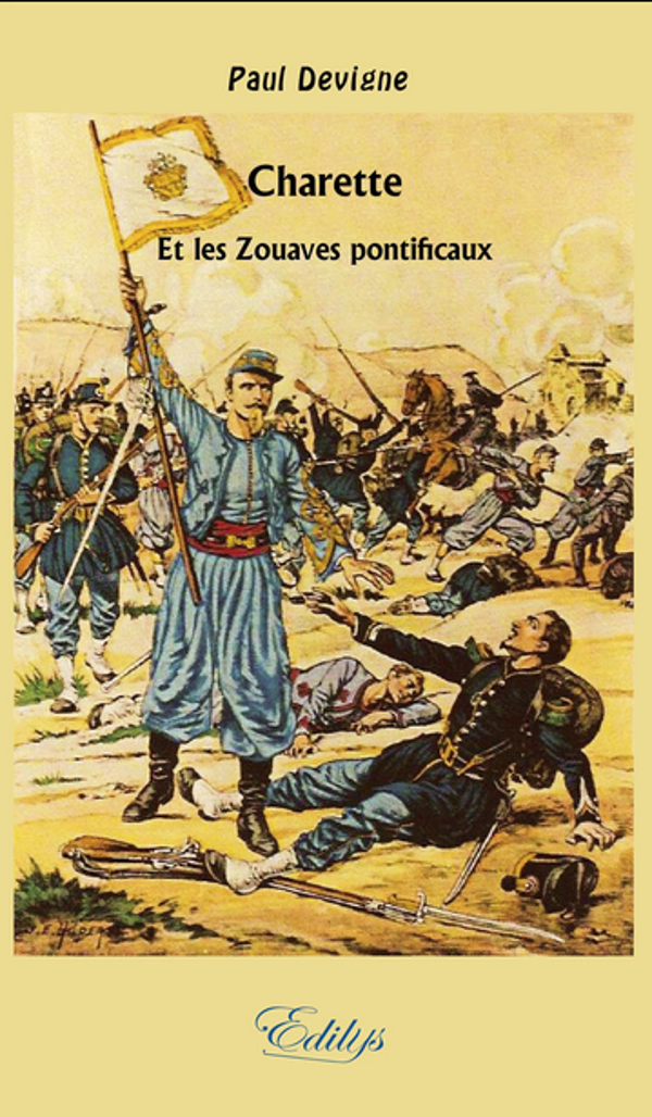 Charette et les zouaves pontificaux