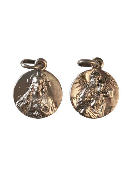 Médaille de scapulaire en argent