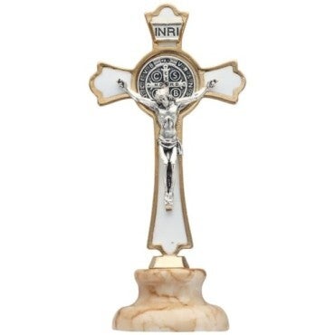 Croix de saint Benoît émaillée