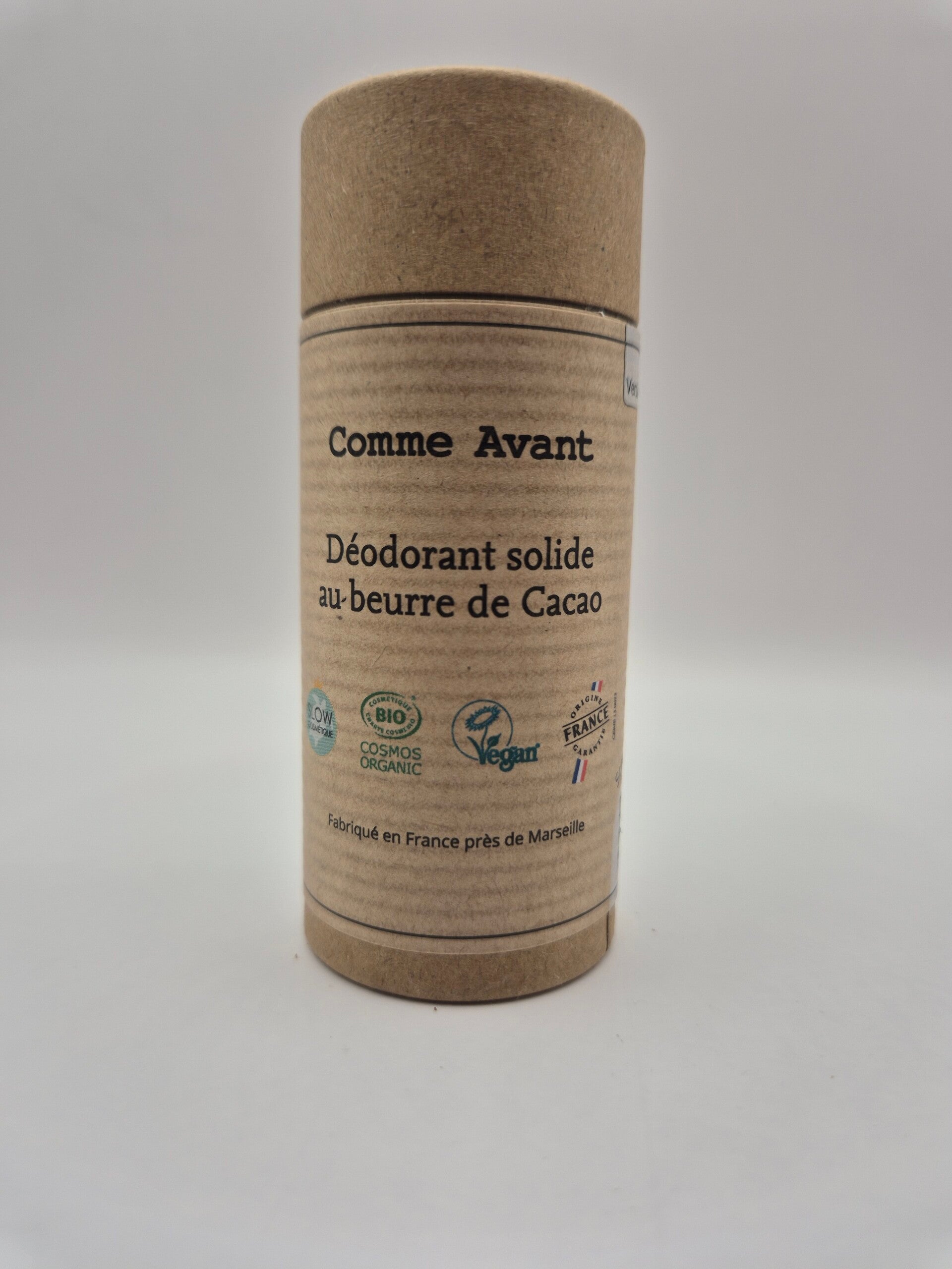 Déodorant solide au beurre de cacao