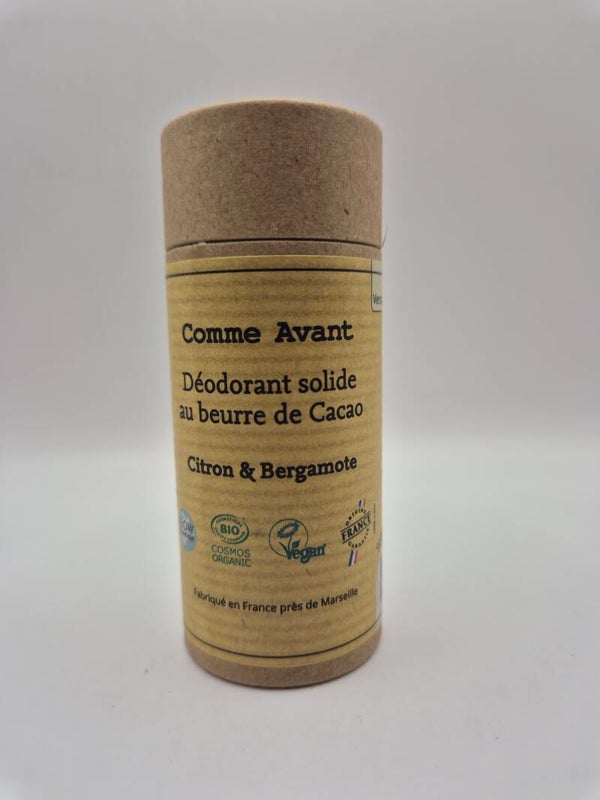 Déodorant solide citron & bergamote