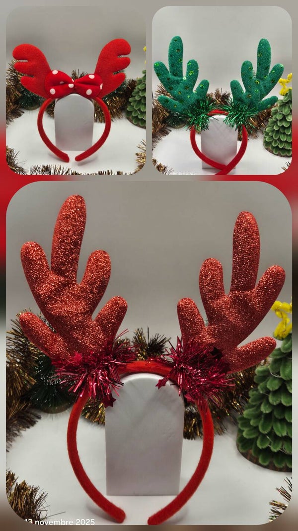 Serre-tête cerfs festif