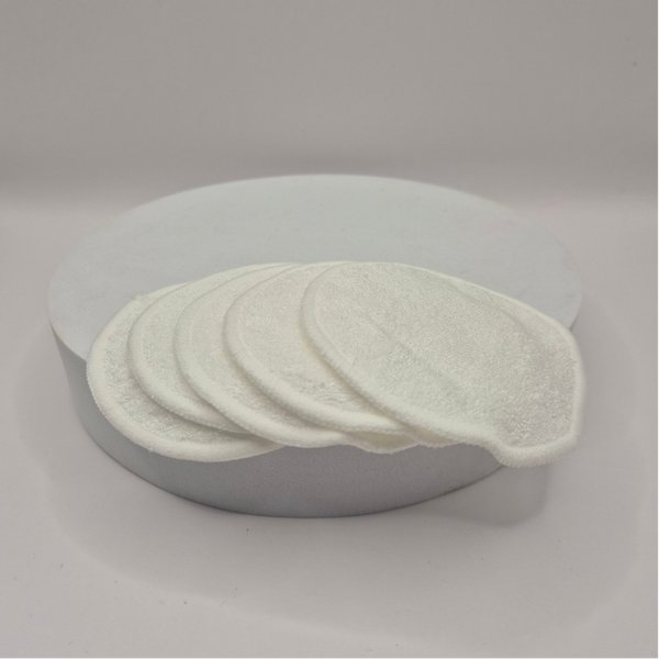 5 disques démaquillant réutilisable au coton et fibre de bambou très doux