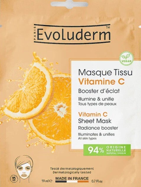 Masque Tissu Vitamine C Booster d’éclat