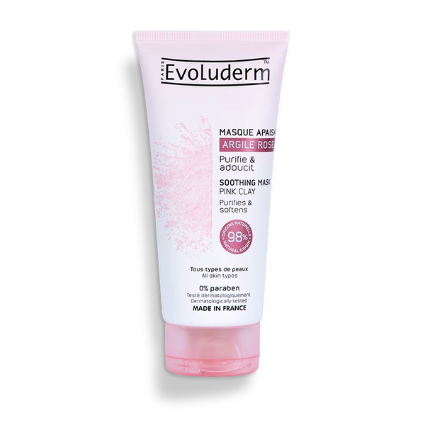Masque visage apaisant argile rose 100ml