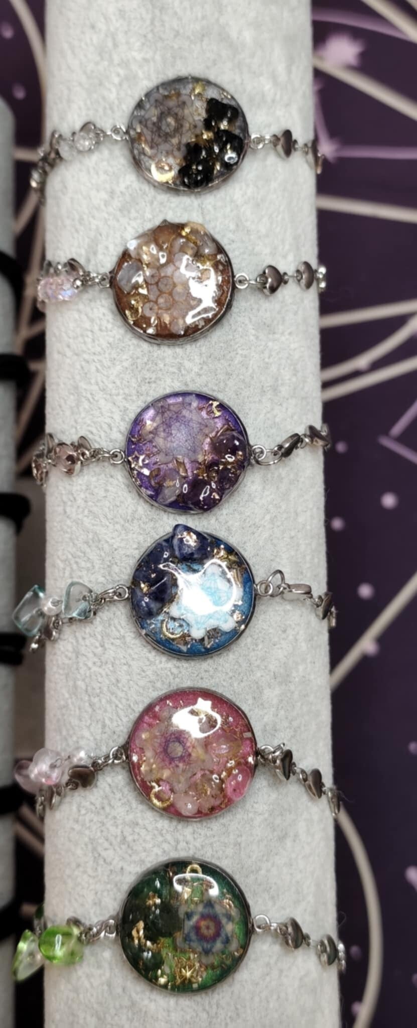 BRACELET Chaînette ORGONITE "Argenté"