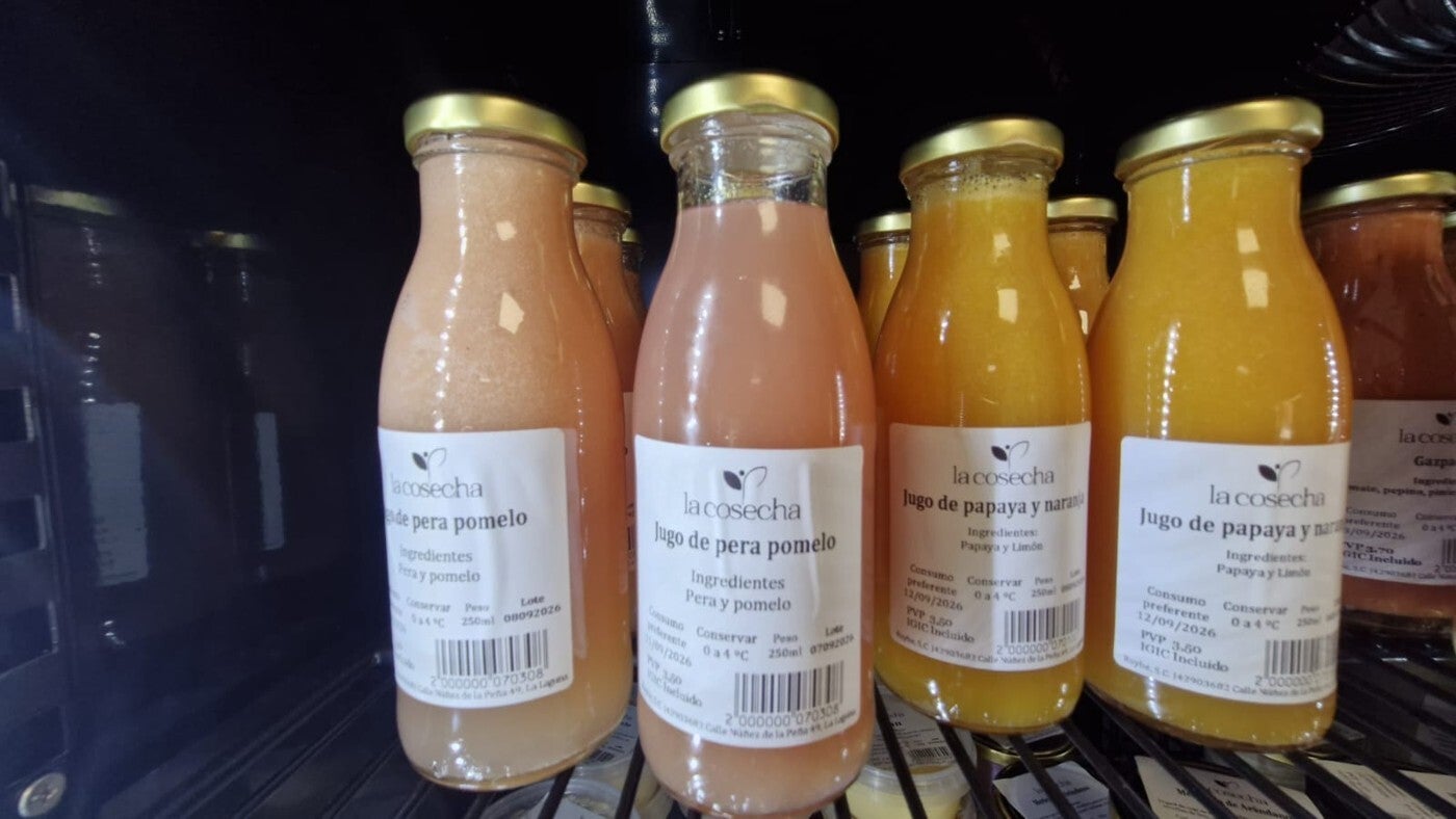 Jugos refrigerados de La Cosecha