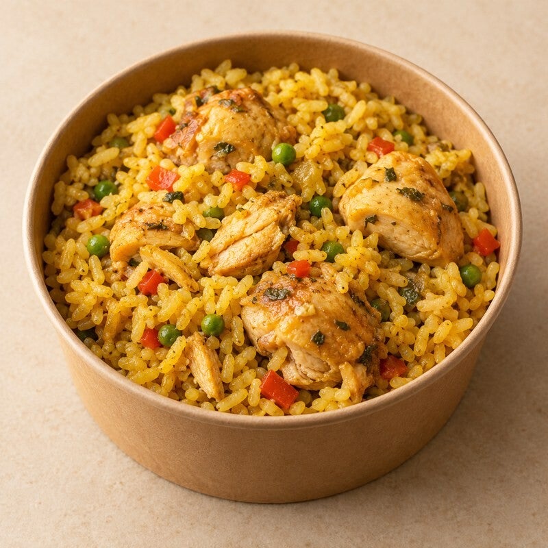 Arroz con pollo, imagen referencial