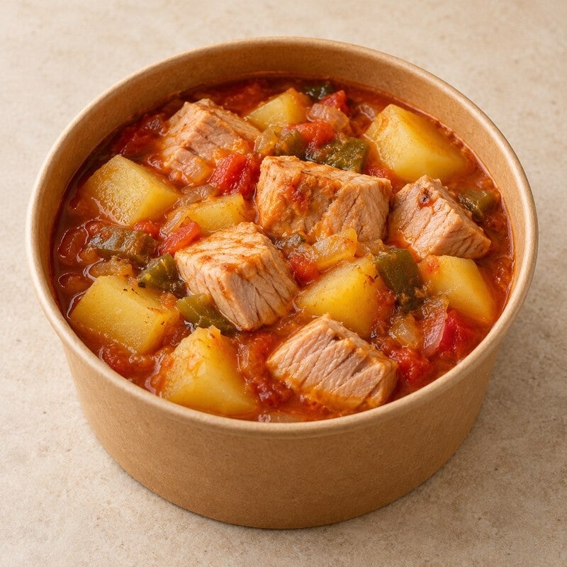 Marmitako de atún, imagen referencial