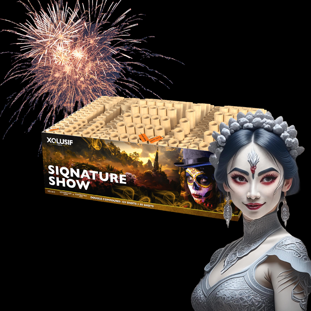 De Nishiki lijn van X-Qlusif bij Vuurwerk Eemnes biedt topkwaliteit vuurwerk, vergelijkbaar met de gerenommeerde merken Funke en Luypaers. Deze collectie staat bekend om zijn prachtige kleuren en spectaculaire effecten, perfect voor de echte vuurwerkliefh