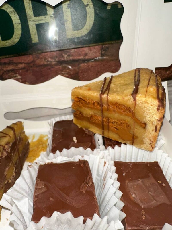 Ferrero and Biscoff pies  mixed brownie box