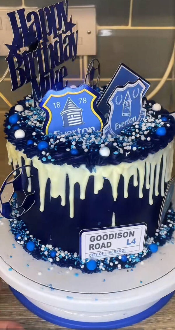 Everton Birthday Cake *READ DESCRIPTION BEFORE ORDERING*
