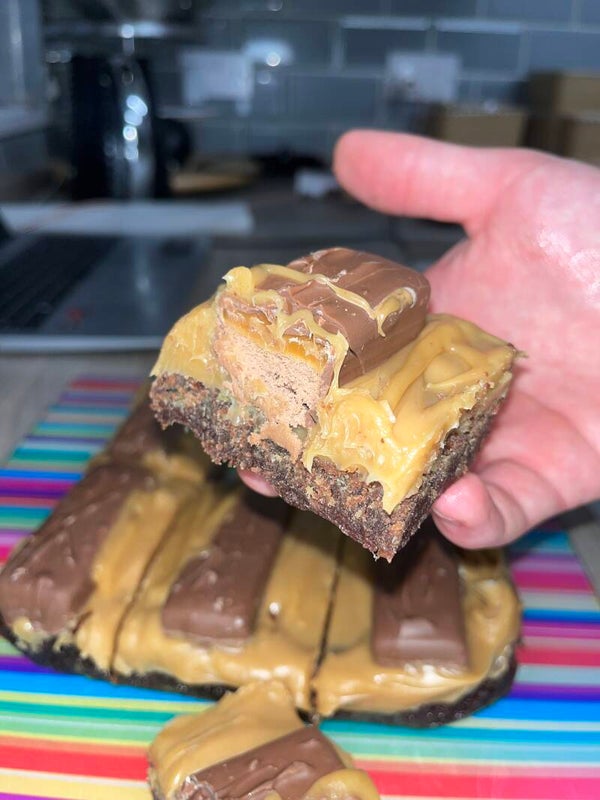 Mars caramel brownies