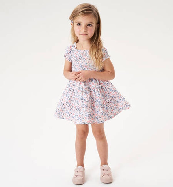 Abito cotone stampa fiori